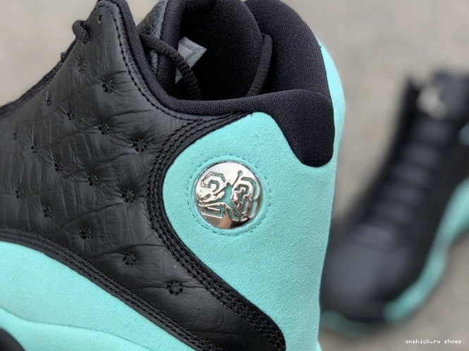 Cheap 414571-030 Retro Black Island Green 13 Air Jordan 0707